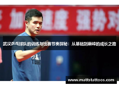 武汉乒乓球队的训练与比赛节奏探秘：从基础到巅峰的成长之路